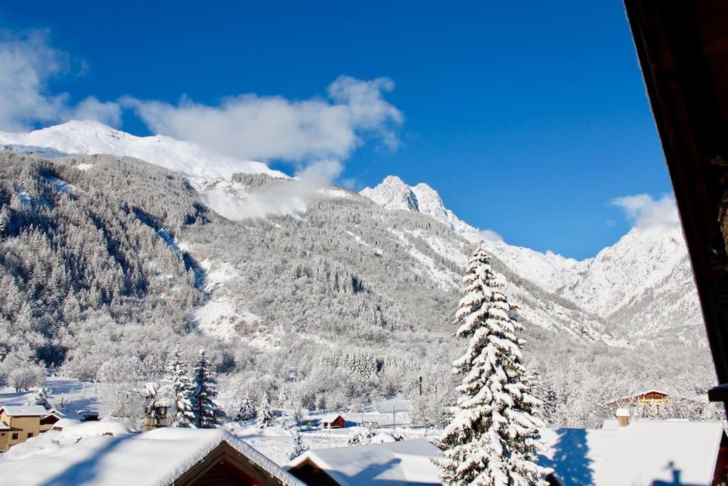 Bel Appartement - Parc National Des Ecrins Pelvoux Exterior foto